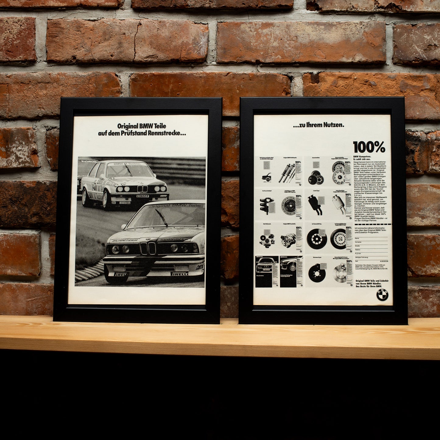 BMW Original Teile 1987