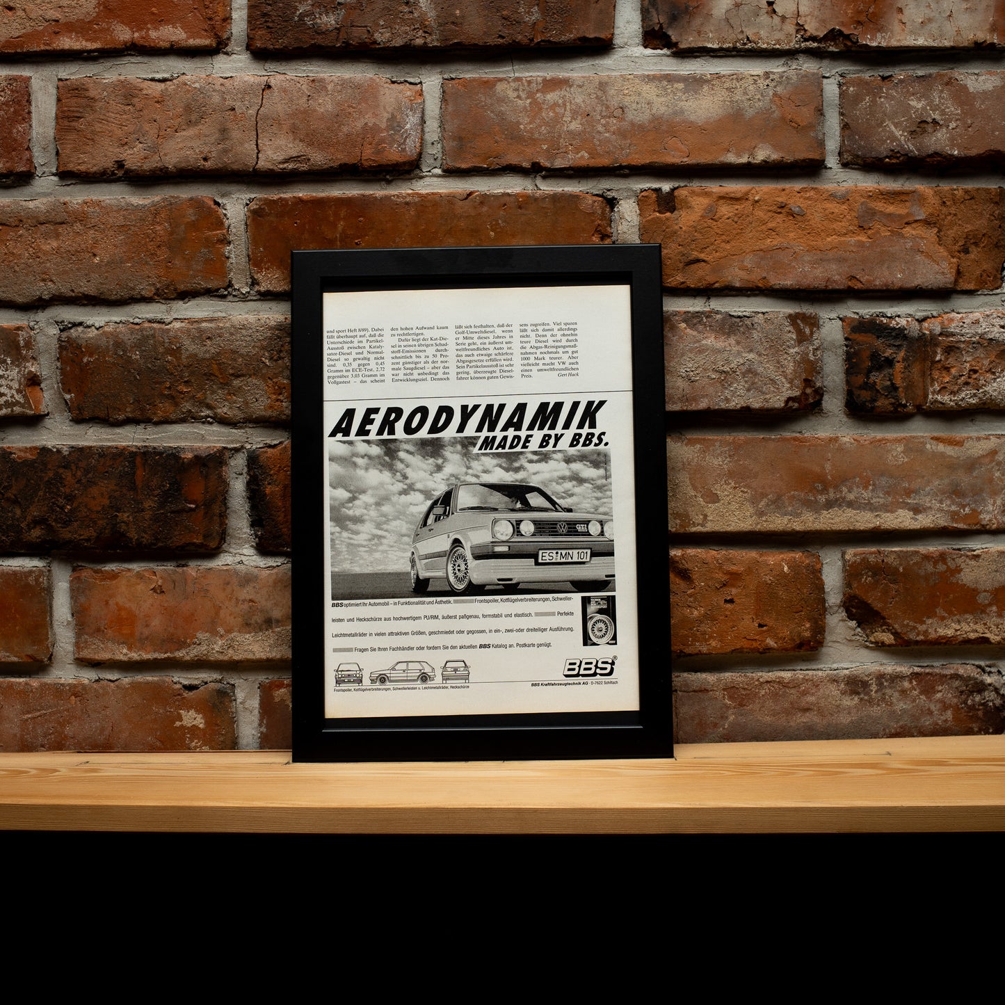 BBS Aerodynamik VW Golf 2 1989